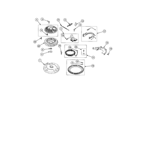 Flywheel And Electrical Diagram and Parts List for RZTSERIES  Cub Cadet Lawn Tractor
